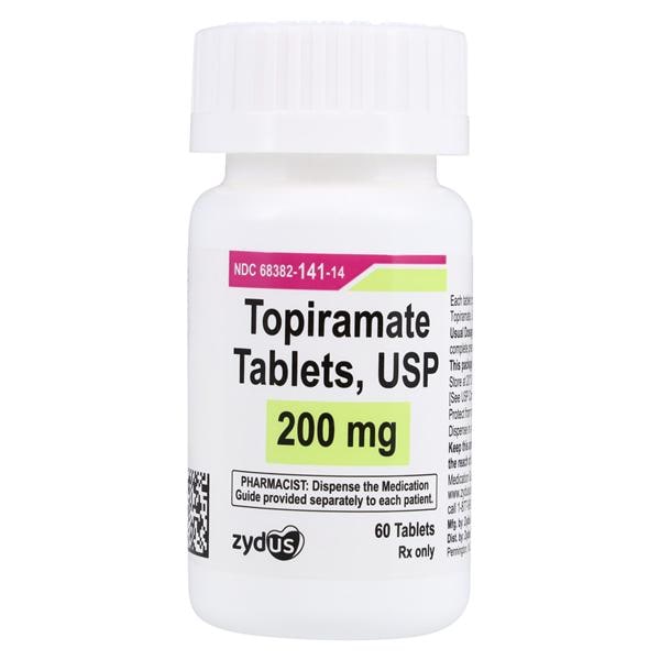 Topiramate Tablets 200mg Bottle Each