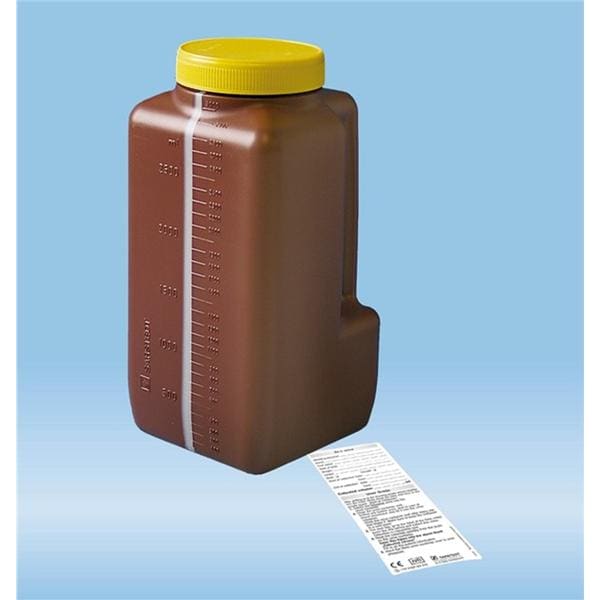 Urine Container 3L Polyethylene 30/Ca