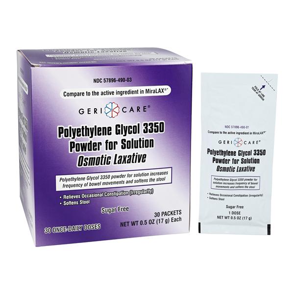 Polyethlyene Glycol 3350 Solution 17gm/Dose Box 30Dos/Bx