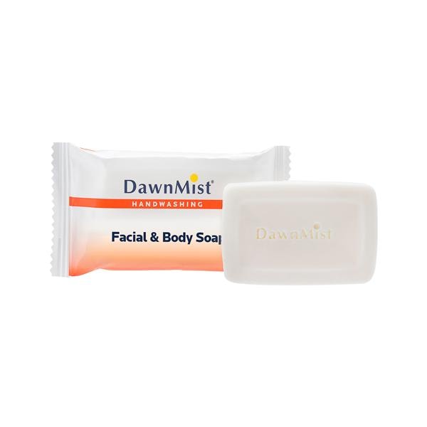 DawnMist Facial & Body Soap Bar 2.7oz Fresh Scent Individually Wrapped #3 100/Ca