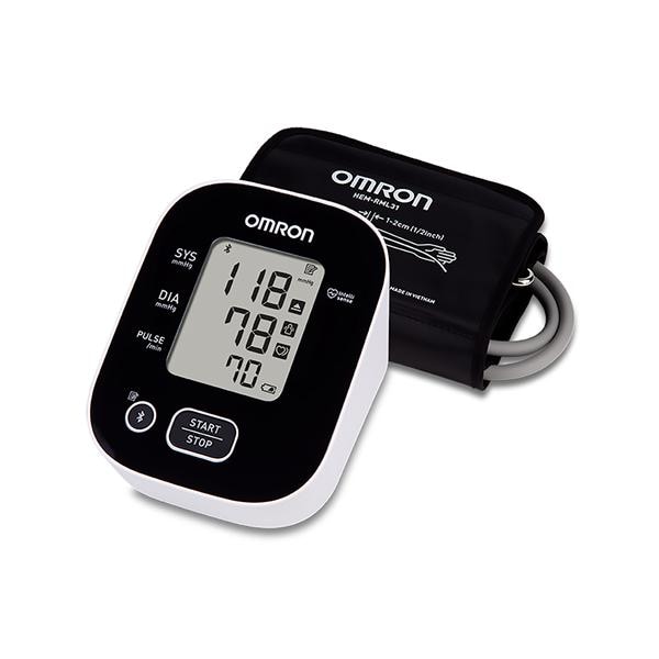 Omron Blood Pressure Monitor Black/White Latex Free Upper Arm Digital Display Ea, 10 EA/CA