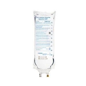 IV Solution 0.9% Sodium Chloride 1000mL Bag Ea