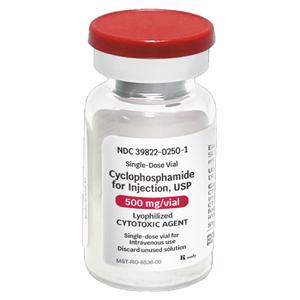 Cyclophosphamide Lypholized 500mg Each