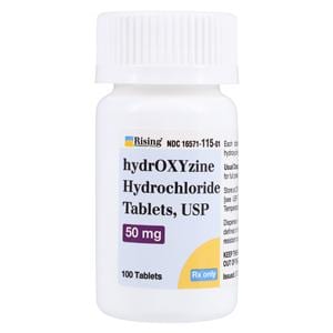 Hydroxyzine HCl Tablets 50mg Bottle