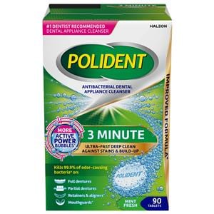 Polident Denture Cleanser 90/Bx