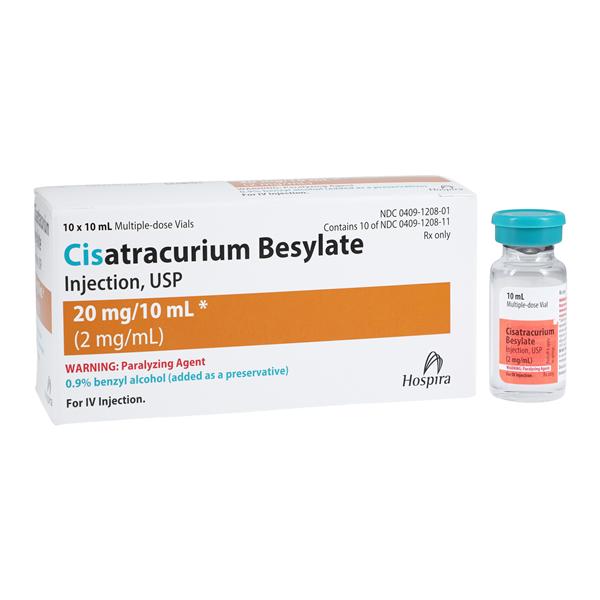 Cisatracurium Besylate Injection 2mg/mL MDV 10mL 10/Package