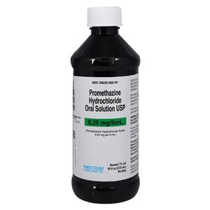 Promethazine HCl Oral Syrup 6.25mg/5mL Bottle 480mL