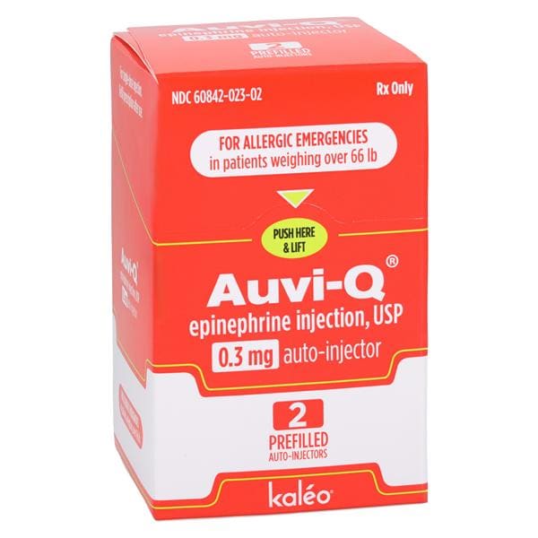 Auvi-Q Injection 0.3mg Auto-Injector 2/Package