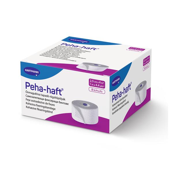 Peha-Haft Conforming Bandage Gauze 1"x4.5yd White Non-Sterile 8/BX