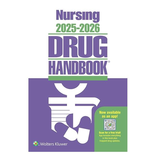 Nursing Drug Handbook 2025-26 Instruction Book Ea