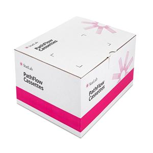 PathFlow PiSmart Thermal Transfer Biopsy Cassette Wht Thrd / Strp of 40 2000/Ca