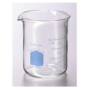 Pyrex Vista Griffin Beaker Borosilicate Glass 600mL Low Form 12/Ca