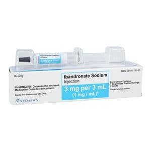 Ibandronate Sodium Injection 1mg/mL Prefilled Syringe 3mL Each