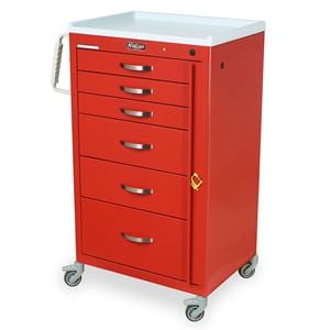 M-Series Emergency Crash Cart (3) 3" Drawer/(2) 6" Drawer/(1) 9" Drawer