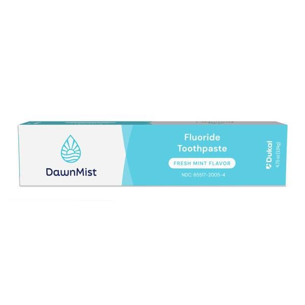 DawnMist Mint Toothpaste 4.75 oz Fluoride 60/Ca