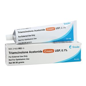 Triamcinolone Acetonide Topical Cream 0.1% Tube 80gm Each