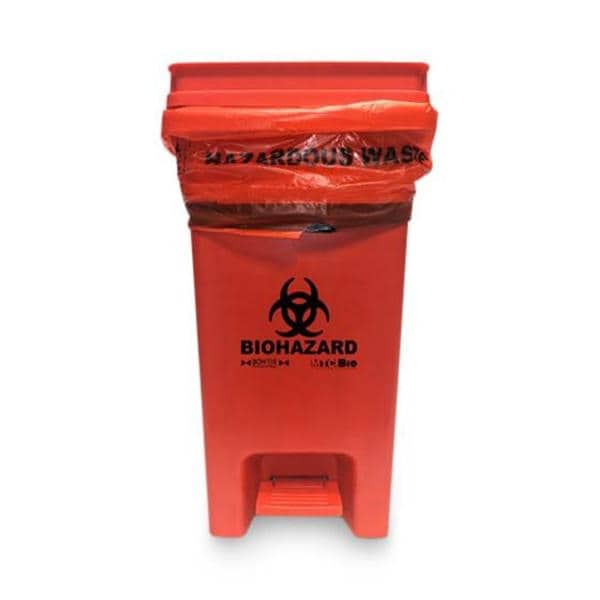 Biohazard Bin 8 Gallon Ea