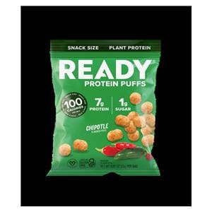 Ready Protein Puffs Food/ Drink Puff 100 Calories Chipotle Bag 8/Pk