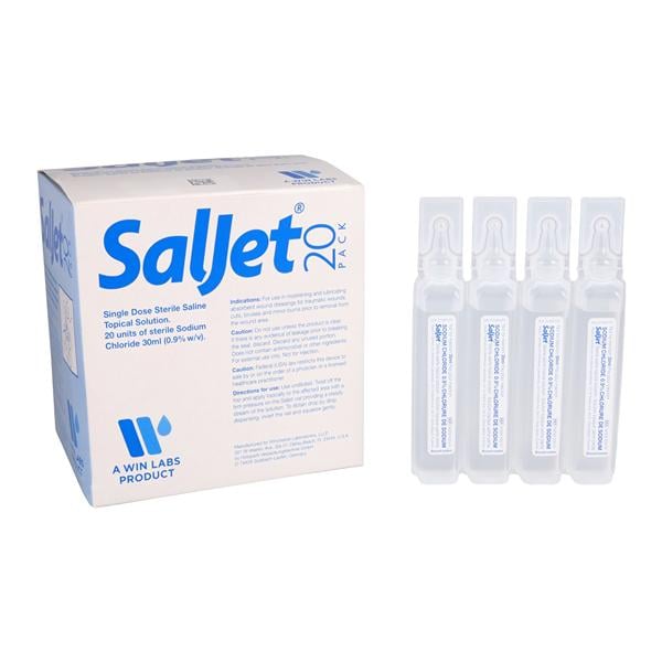 Saljet Irrigation Solution 0.9% Sodium Chloride 30mL Plstc SDV 20/Bx