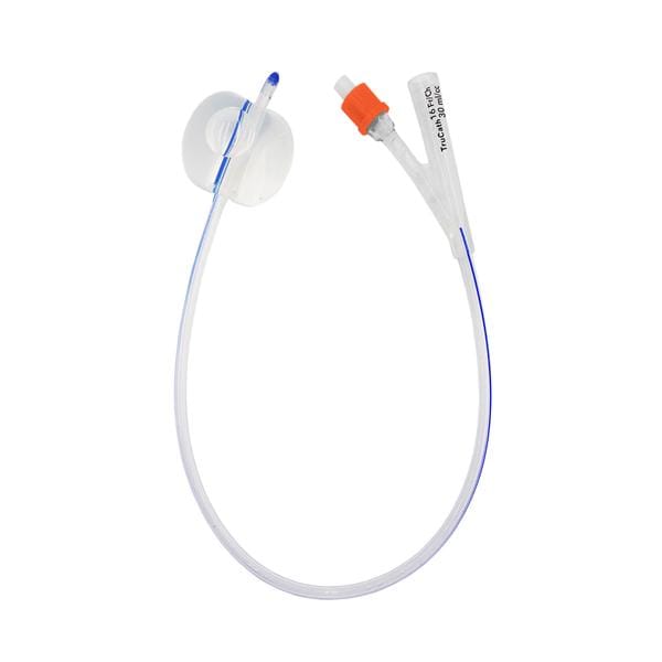 TruCath 2-Way Foley Catheter 100% Silicone 16Fr 30mL