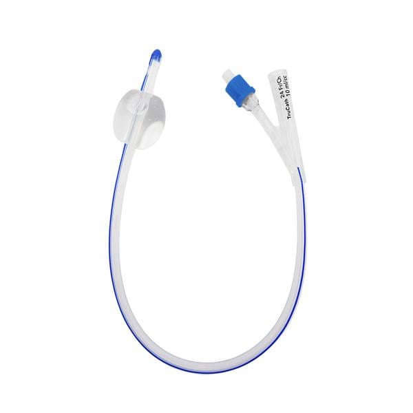 TruCath 2-Way Foley Catheter 100% Silicone 24Fr 10mL