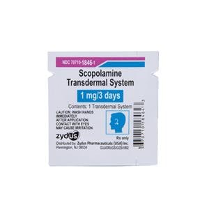 Scopolamine Transdermal System 1mg Carton 24/Package