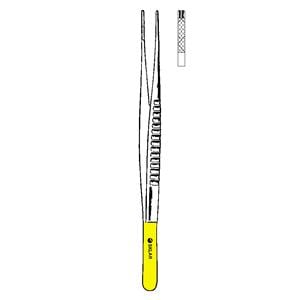TC De'Bakey Atraumatic Forceps Straight 8" Non-Sterile Ea