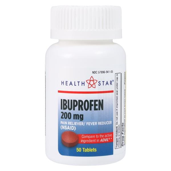 Ibuprofen Tablets 200mg Bottle 50/Bt