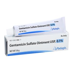Gentamicin Sulfate Topical Ointment 0.1% Tube 30gm Each