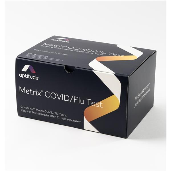 Metrix COVID-19/Flu A&B Rapid Test Kit CLIA Waived Ea