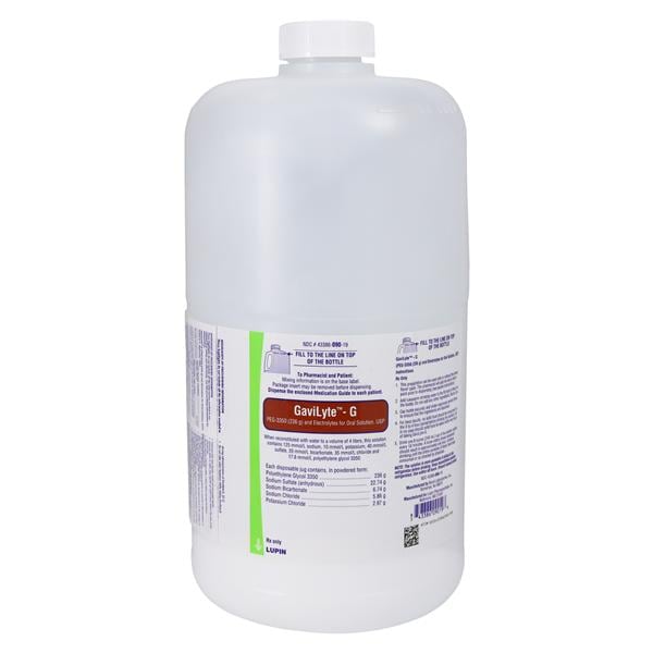 Polyethylene Glycol 3350 Oral Solution Varied Concentrations Bottle 236gm Each