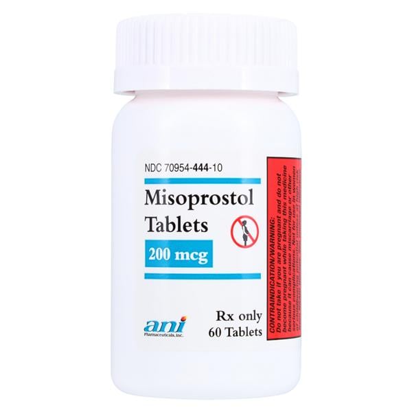 Misoprostol Tablets 200mcg Bottle 60/Bottle Each