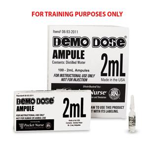 Demo Dose Simulated Ampule 10/Pk