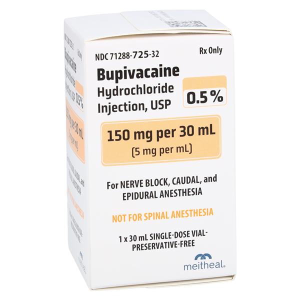 Bupivacaine HCl Injection 0.50% SDV 30mL Each