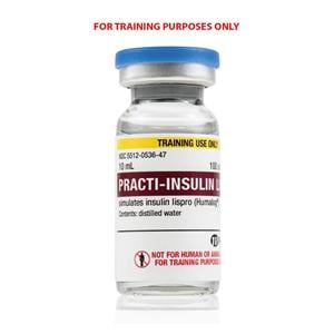 Practi-Insulin Lispro 100 units/mL Simulated Medication 40/Pk