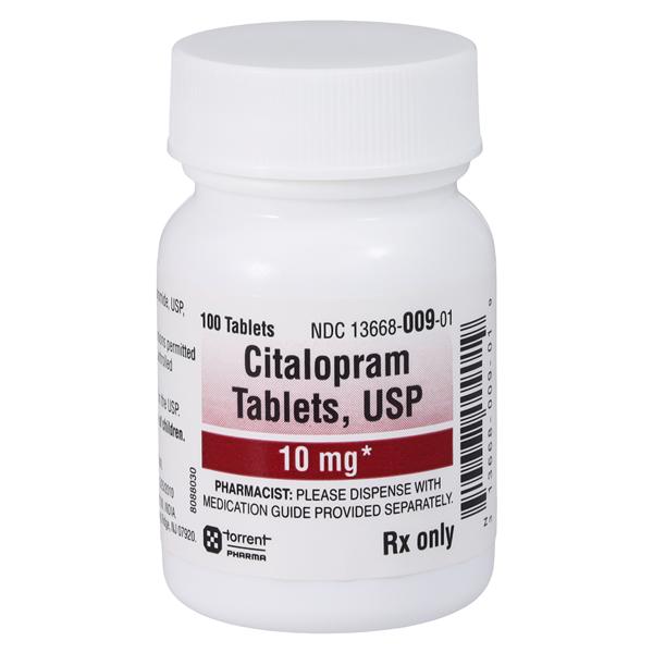 Citalopram Hydrobromide Tablets 10mg Bottle 100/Bottle Each