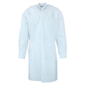 AssureWear Lab Coat Non Woven SMS Polypropylene 9X Large White 50/Ca