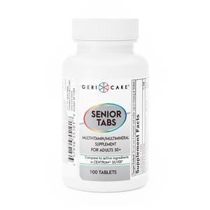 Geri-Care Senior Tabs Adult 50+ Tablets Bottle 100/Bt