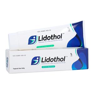 Lidothol Topical Gel 4.5%/5% Tube 3.5oz Each