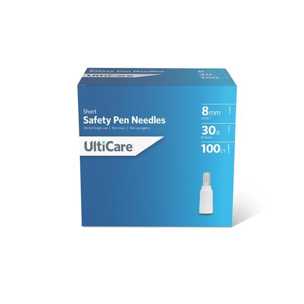 UltiCare Pen Needle 30gx5/16" Safety Shield 1000/Ca