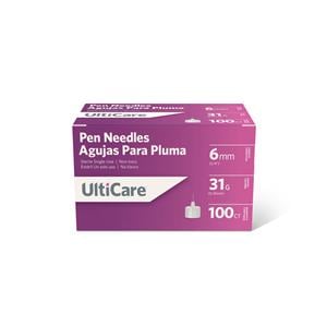 UltiCare Pen Needle 31gx6mm Non-Safety 1200/Ca