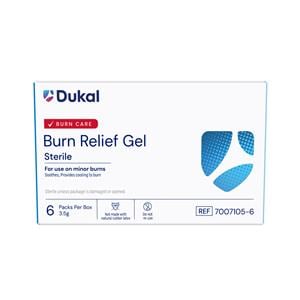 Dukal Burn Care Burn Relief Gel 3.5g 6/Bx, 100 BX/CA