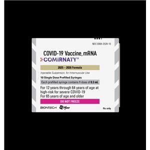 2025 Comirnaty Covid 12 Years + Prefl Syr .3mg/mL DO NOT FREEZE 10/Box 10/Bx