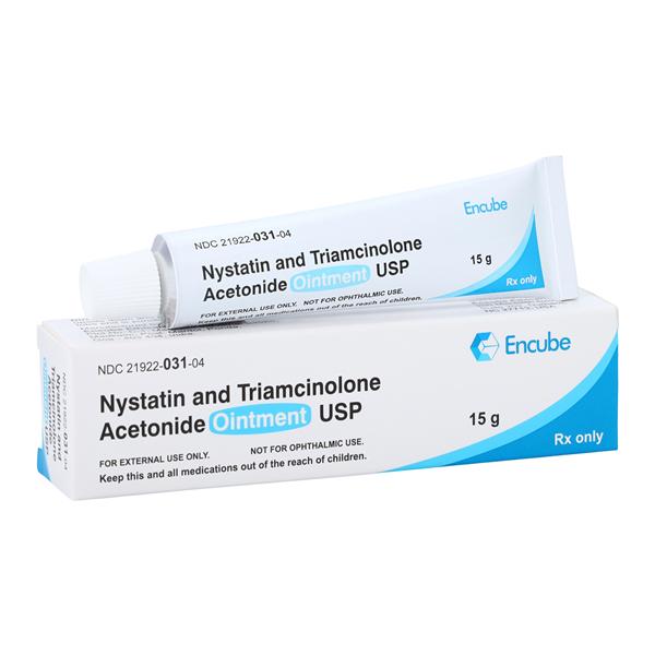 Nystatin/Triamcinolone Topical Ointment 100,000U/1mg Tube 15gm Each