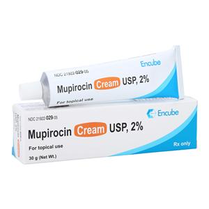 Mupirocin Calcium Topical Cream 2% Tube 30gm Each