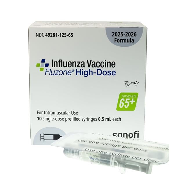 2025 Fluzone HD VCU 65 Yrs+ Syringe 10/Pk