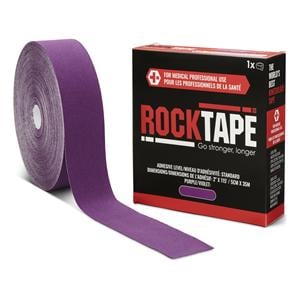 RockTape Kinesiology Tape 97% Cotton/3% Nylon 2"x115' Purple Non-Sterile EA