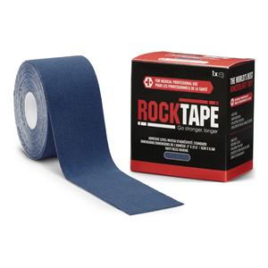 RockTape Kinesiology Tape 97% Cotton/3% Nylon 2"x21.5' Navy Non-Sterile EA