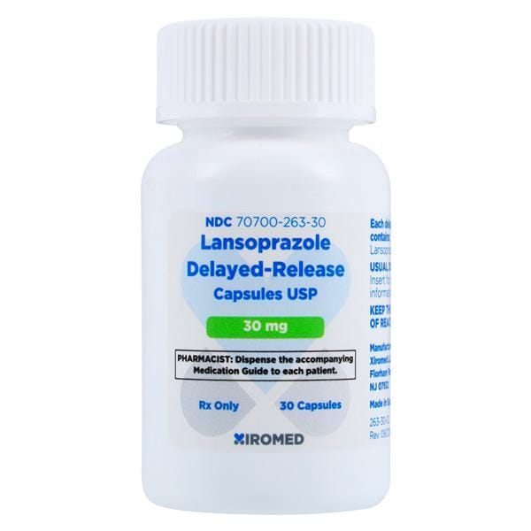 Lansoprazole Delayed-Release Capsules 30mg Bottle 30/Bottle Each