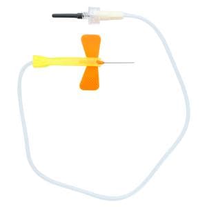 K-Shield Advantage Blood Collection Set 25gx3/4" Winged 12" Orange Sfty MS 50/Bx